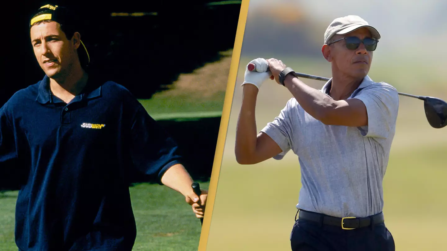 Adam Sandler And Barack Obama Spotted Playing Golf