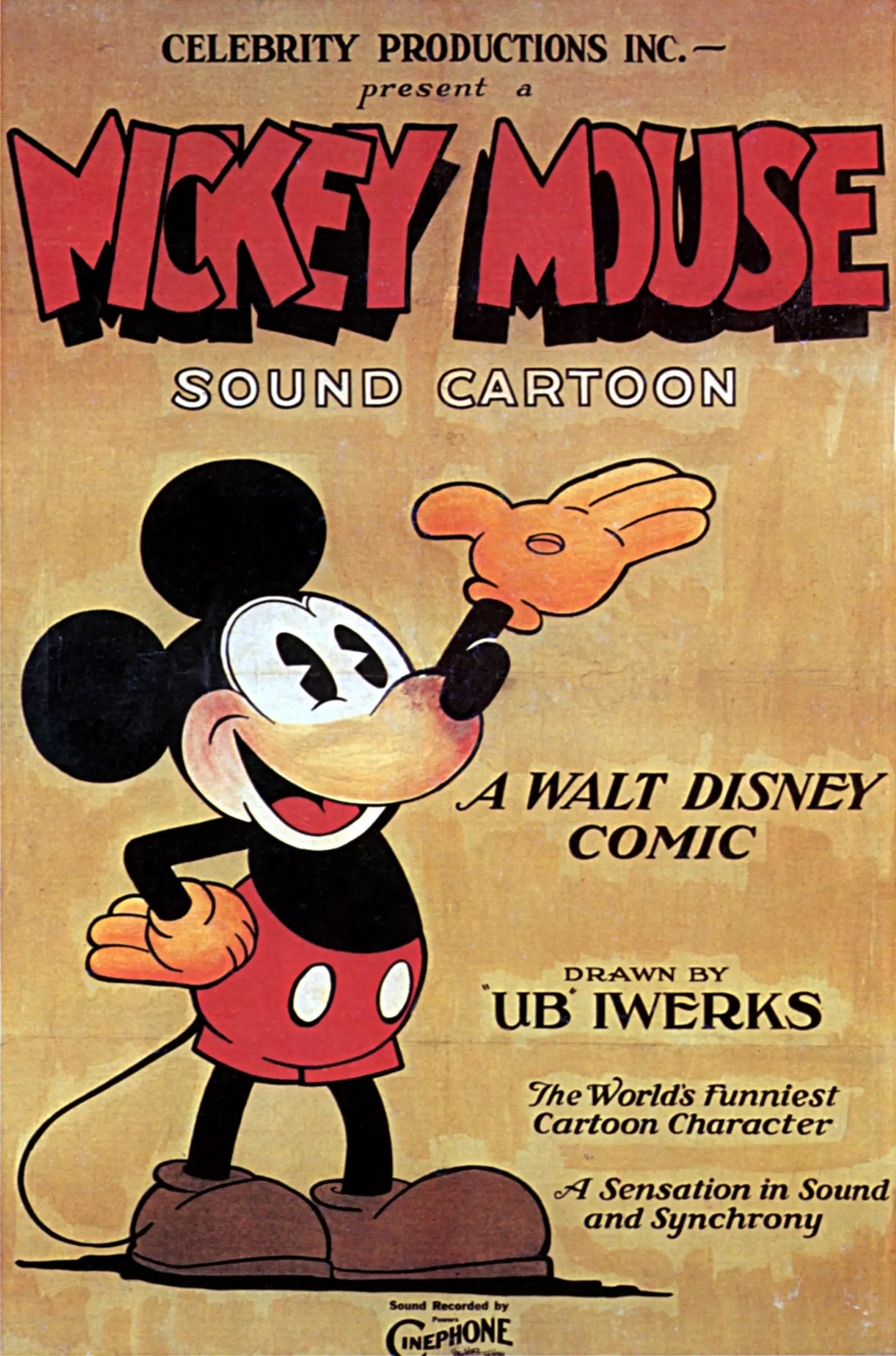 Mickey Mouse was created back in 1928.