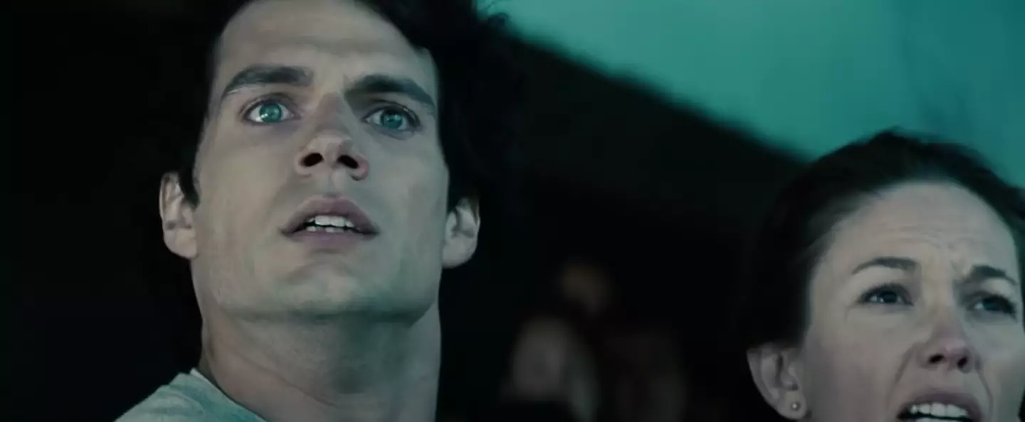 Clark watches helplessly as his dad dies.