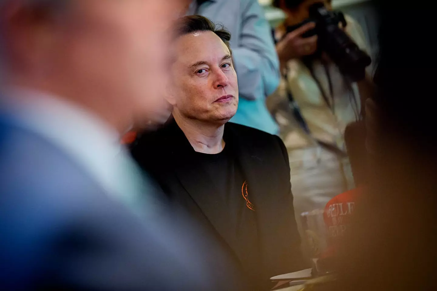 Elon Musk has weighed in on UK politics, suggesting that the people have had enough of how the country is run (Andrew Harnik/Getty Images)