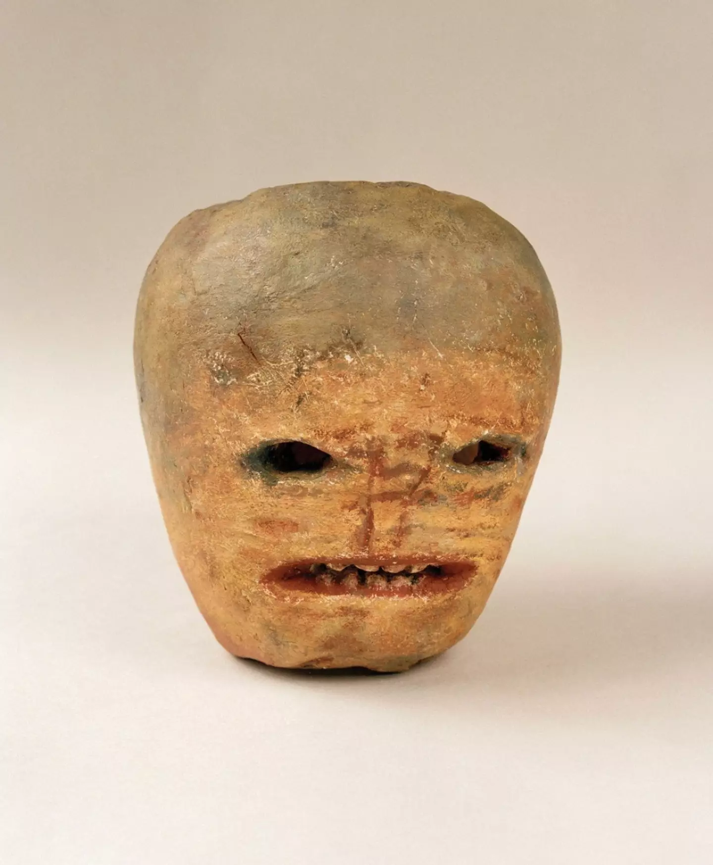 That is one scary-looking turnip - which must've taken ages to carve! (National Museum of Ireland)