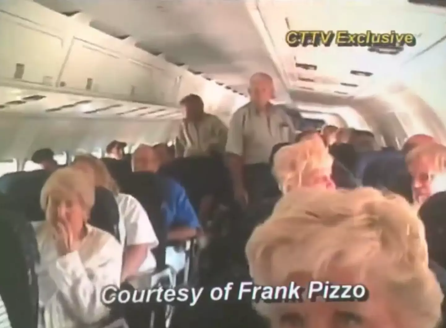 Passengers on a flight on 9/11.