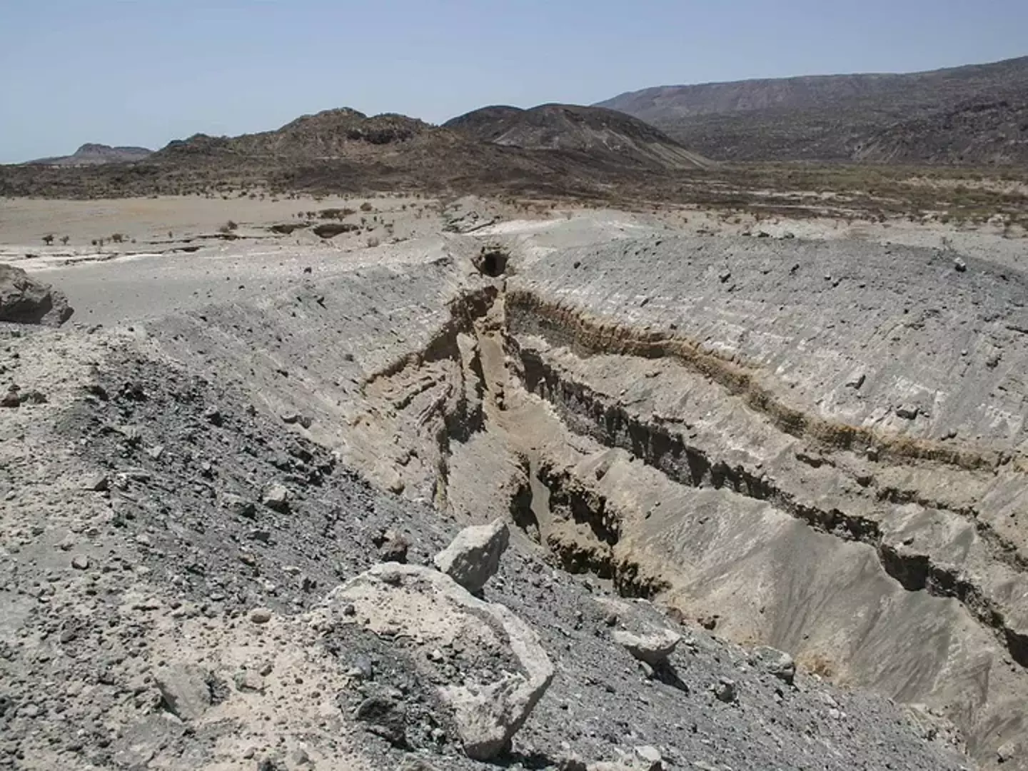 A volcanic vent has opened in the Afar desert in Ethiopia.