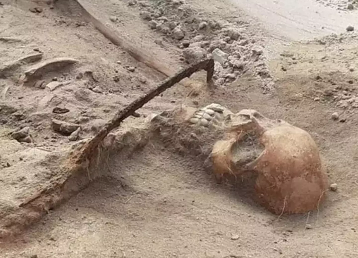 A 2015 dig discovered the skeletons of several men who were also buried with a sickle over their throat.