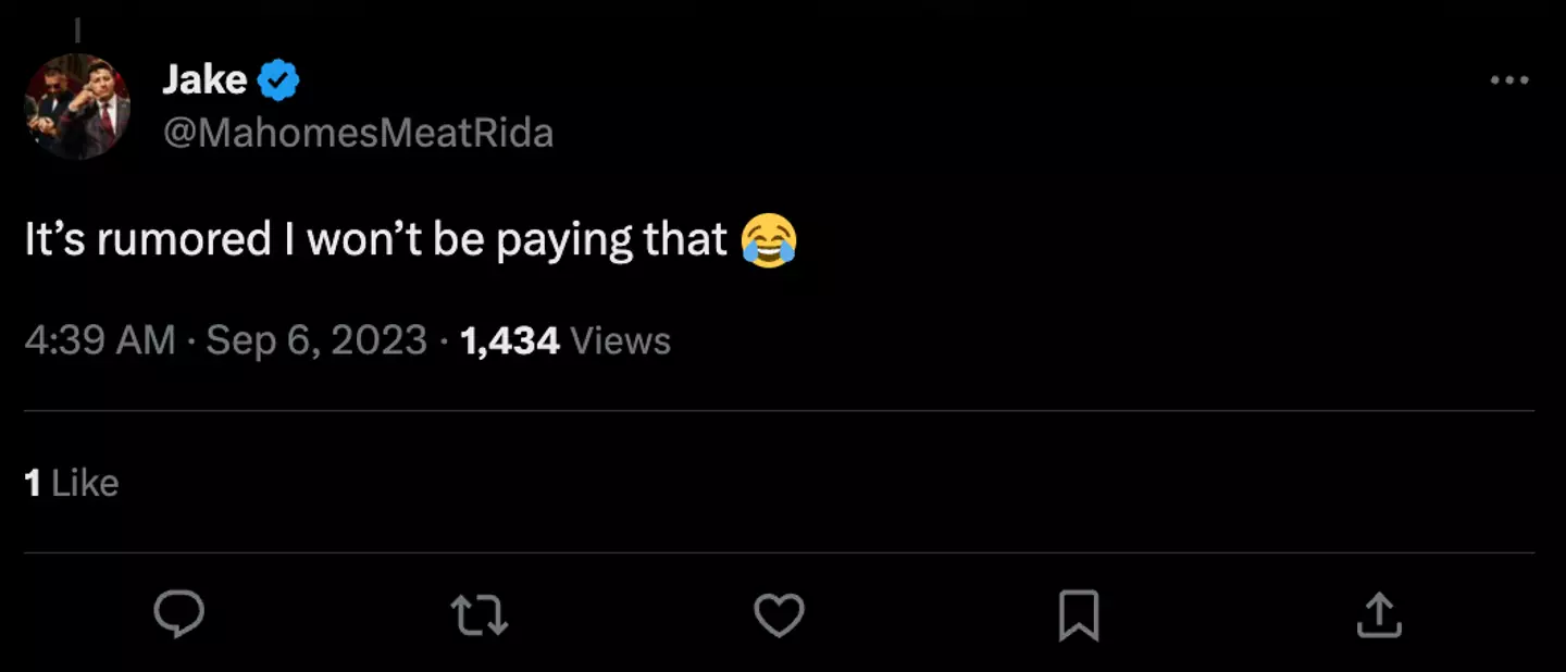 The rumored price didn't appeal to some fans.