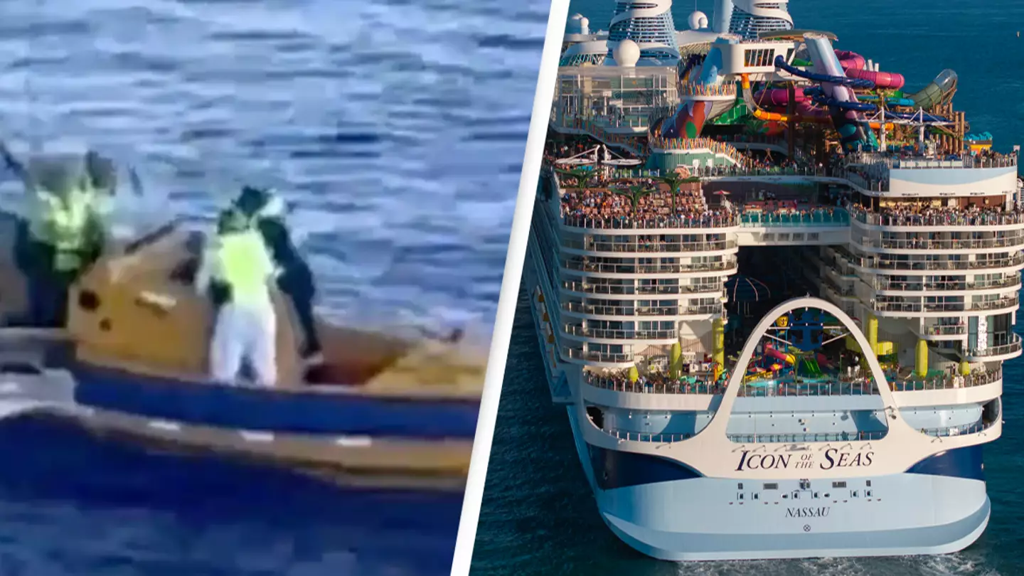 Staff member on world’s biggest cruise ship recalls what happened in moments after passenger ‘jumped’ overboard
