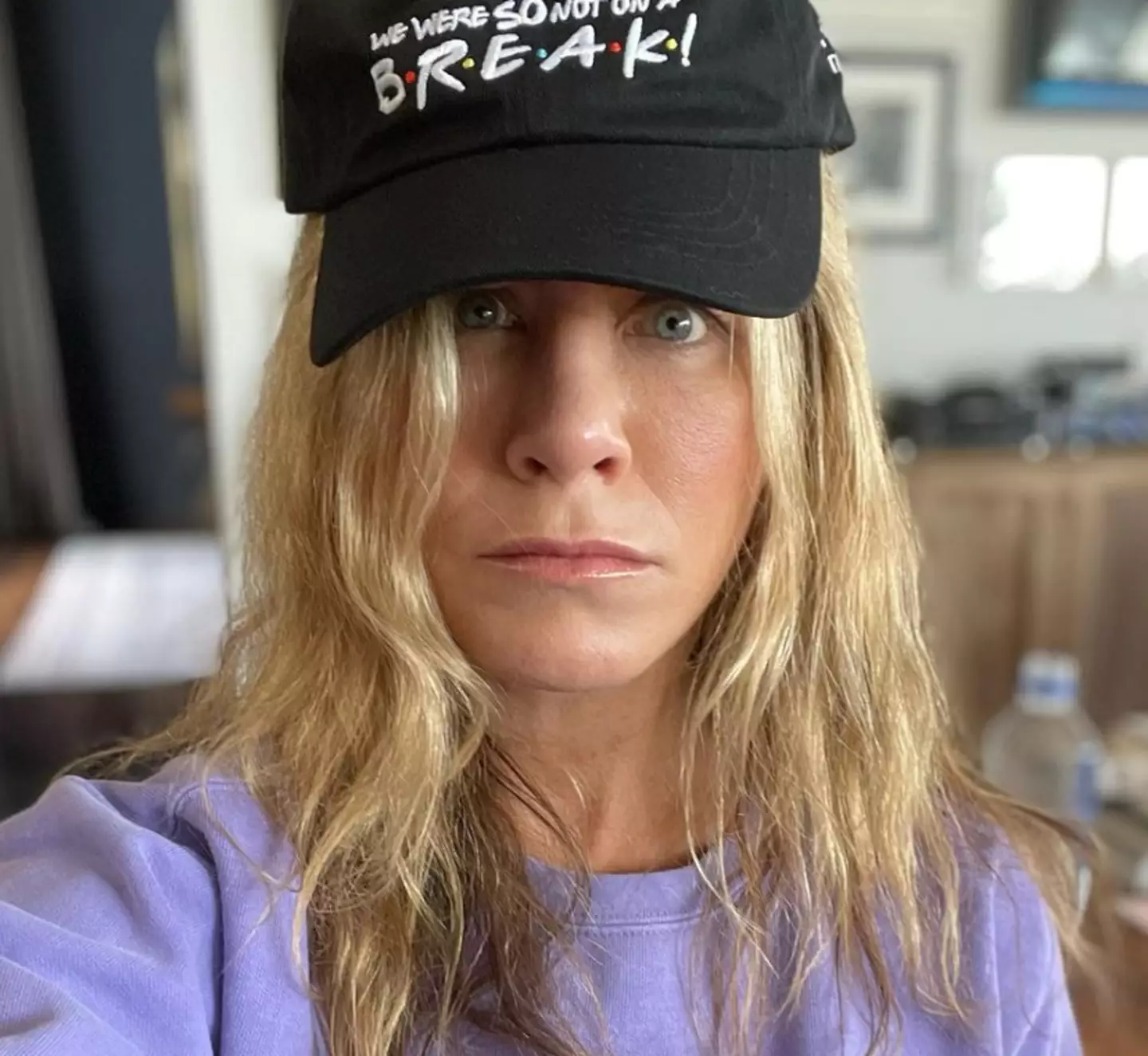 Jennifer Aniston makes sure to take breaks from social media.