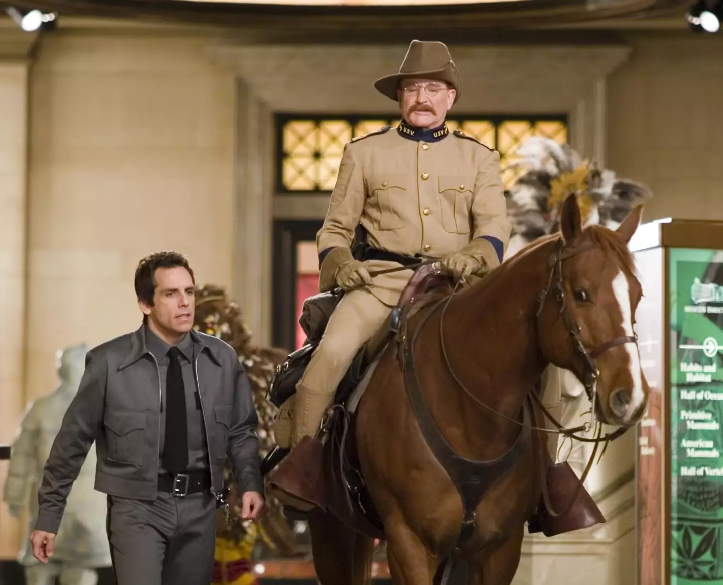 Williams played Theodore Roosevelt in Night at the Museum. (20th Century Fox)