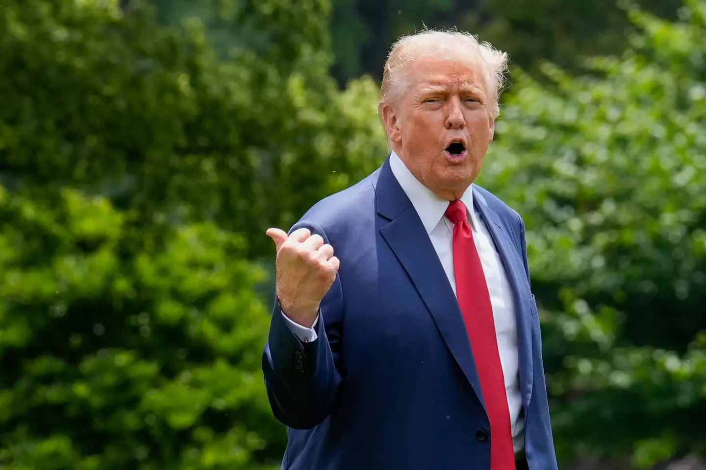 Donald Trump approval ratings are pretty low (Yuri Gripas/Abaca/Bloomberg via Getty Images)