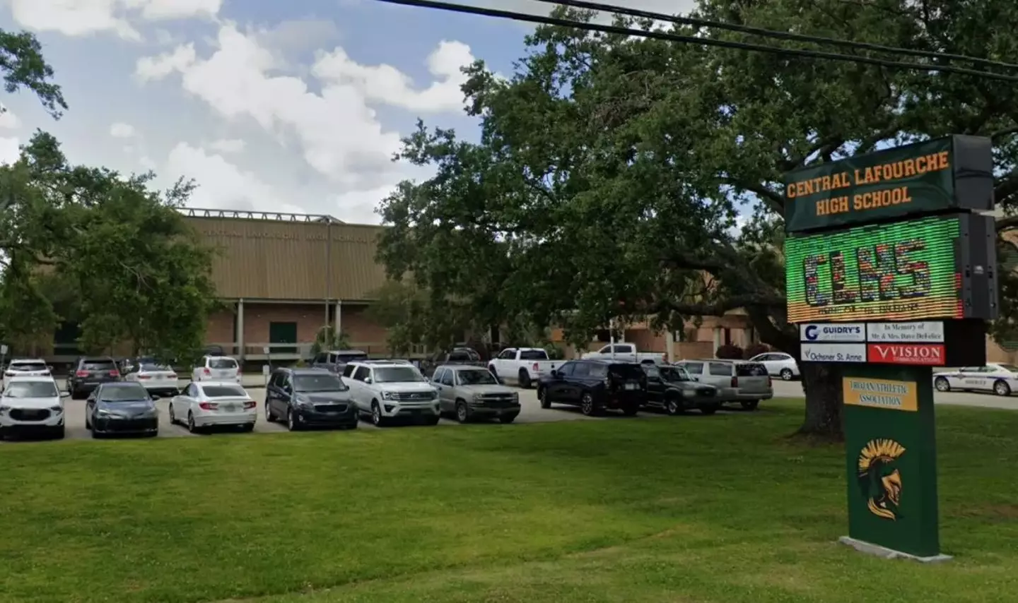 Two Central Lafourche High School students have been charged, according to the LPSO (Google Maps)