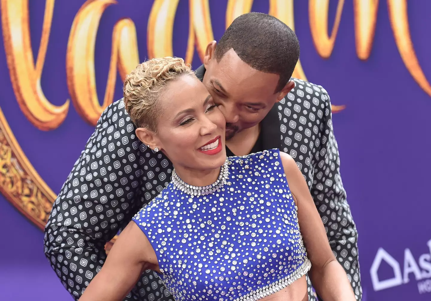 Jada Pinkett Smith and Will Smith at the Aladdin World Premiere.