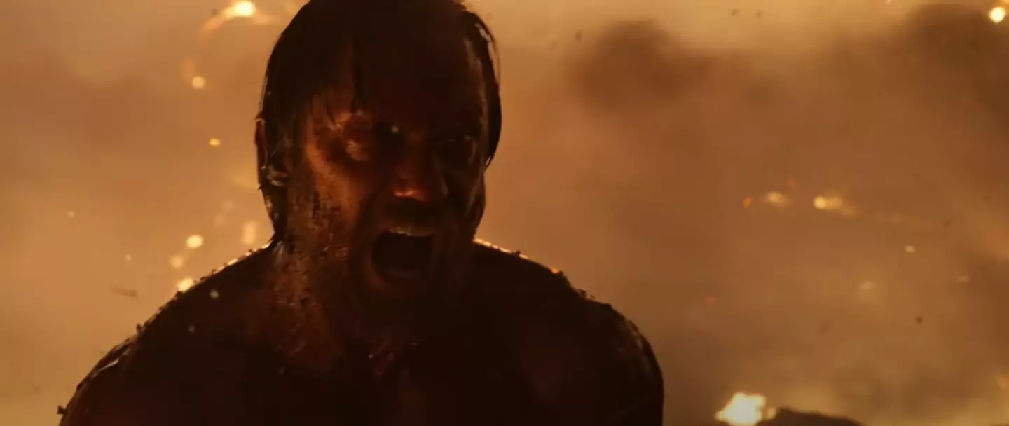 Alexander Skarsgård in The Northman.