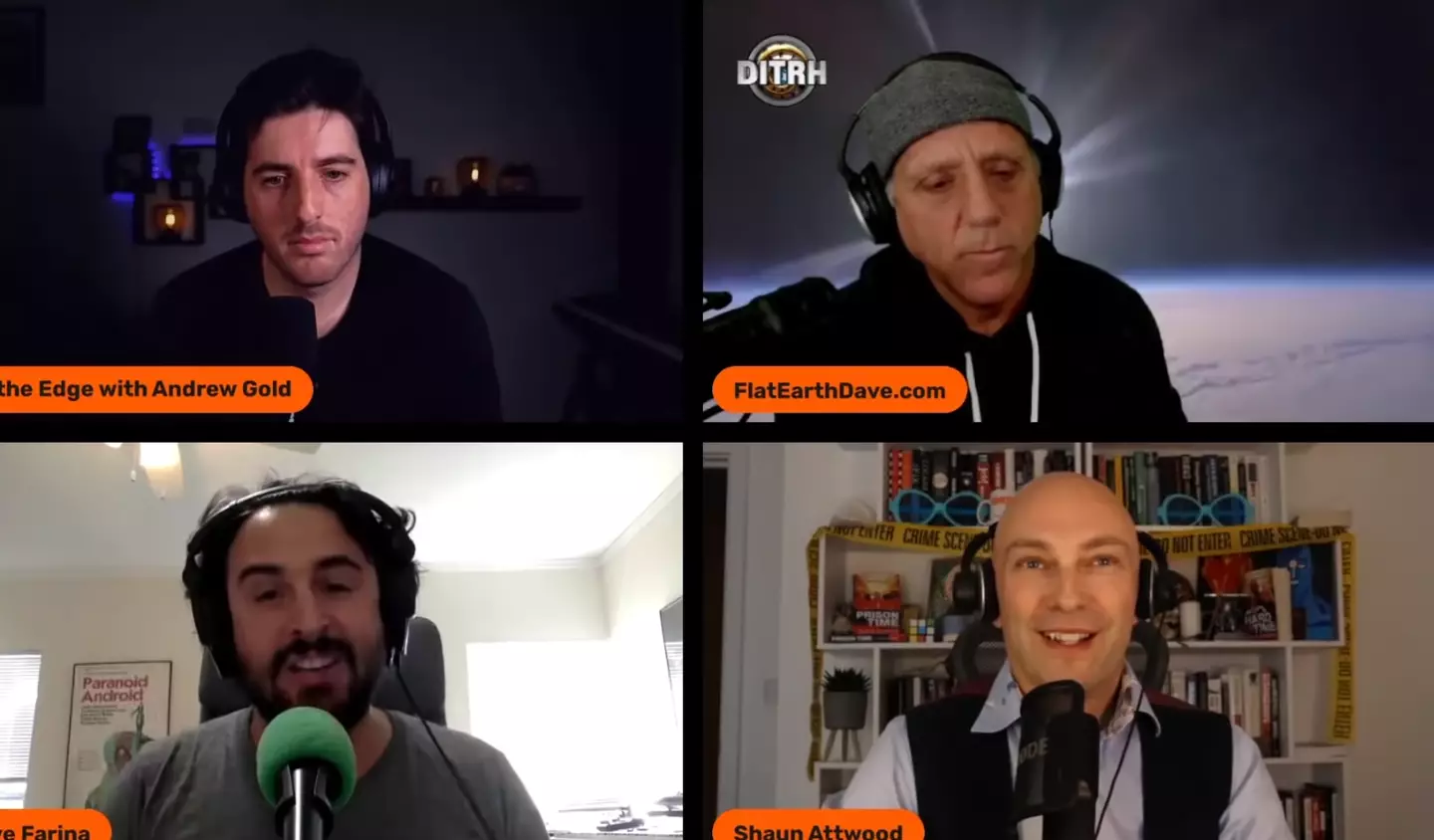 Professor Dave was not giving in to Flat Earth Dave's claims.