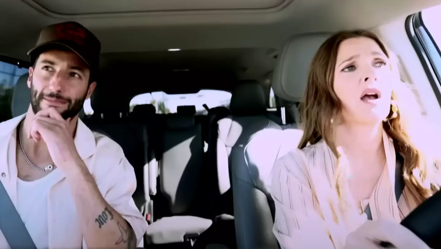 Ricciardo asked the most obvious question, whether it was legal, to which Barrymore enthusiastically answered no.