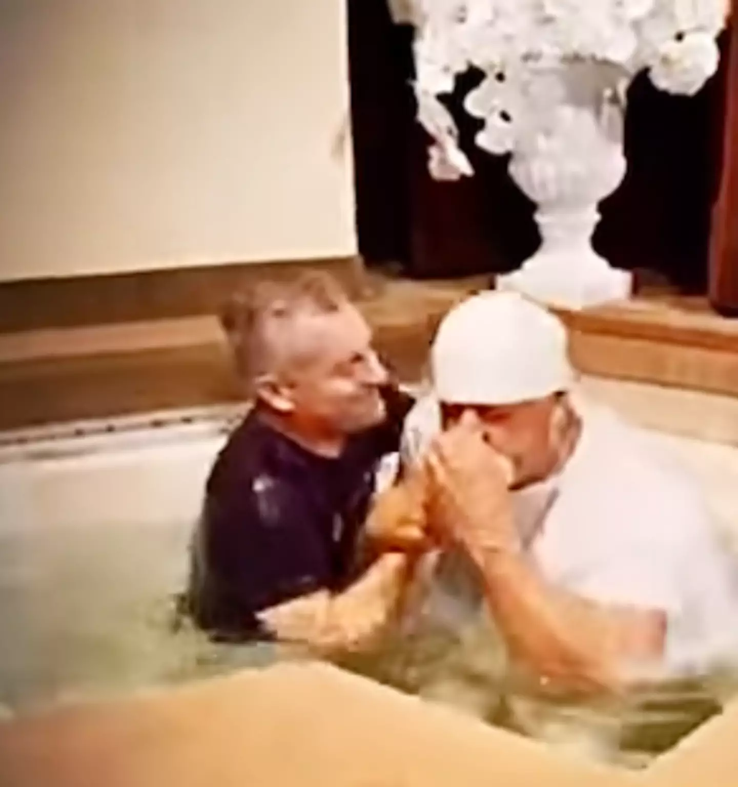 The wrestler has been open about his faith on social media over the years.