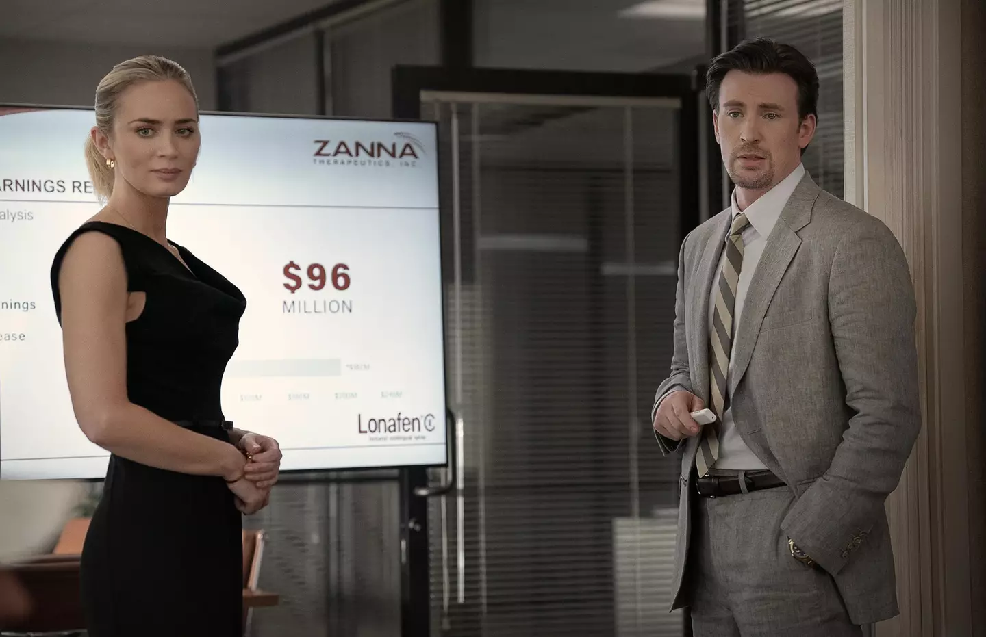 Blunt and Evans received plaudits for the film. (Netflix)