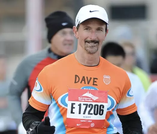Dave Pascoe donates is a keen marathon runner.