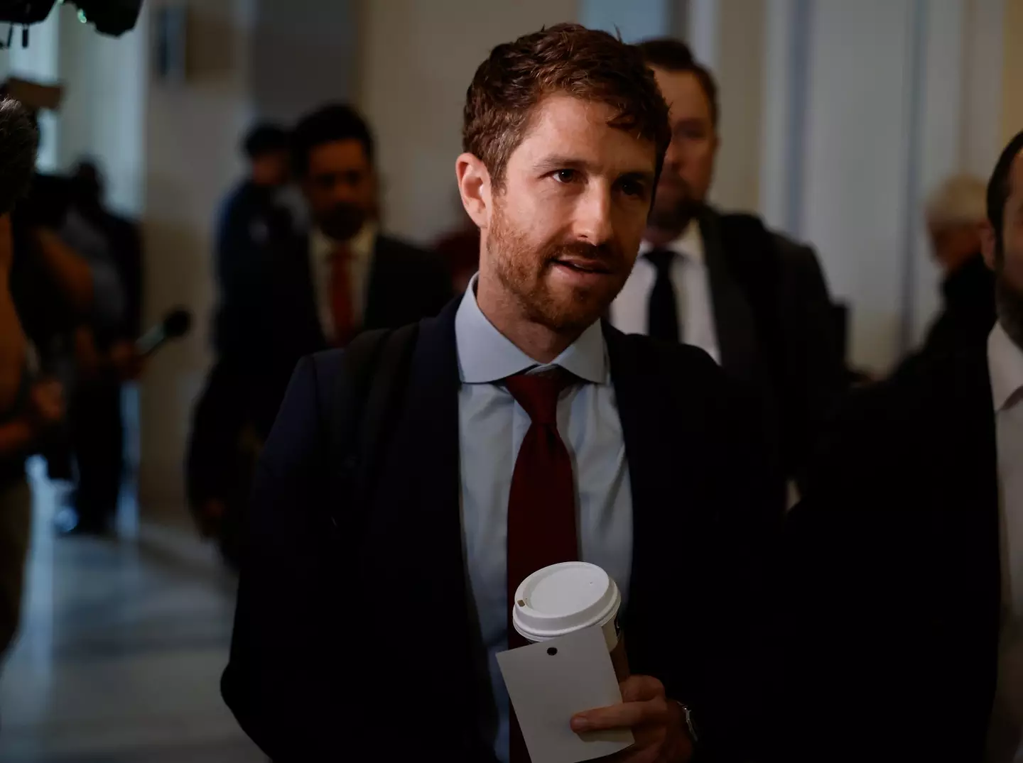 Tristan Harris has many connections within the AI industry (Chip Somodevilla/Getty Images)