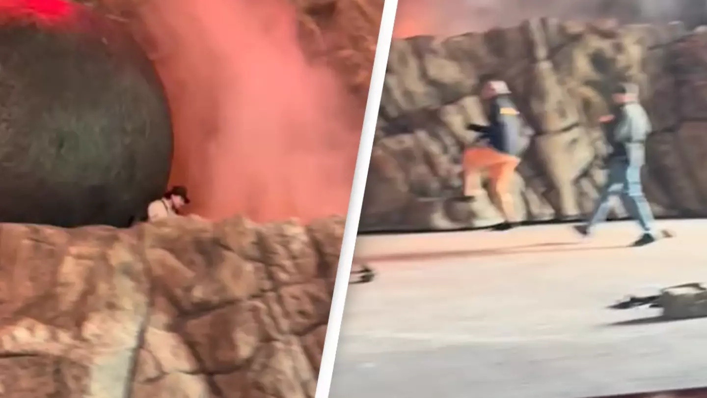 Disney’s Indiana Jones performer gets crushed by giant boulder as stunt goes wrong