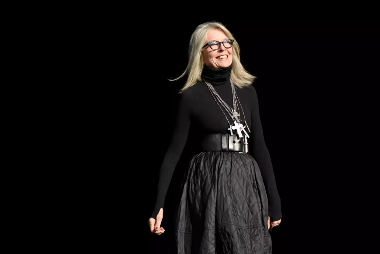 The Hollywood icon’s turtlenecks also reflected her style, confidence, and hidden vulnerability (Kevin Mazur/Getty Images)