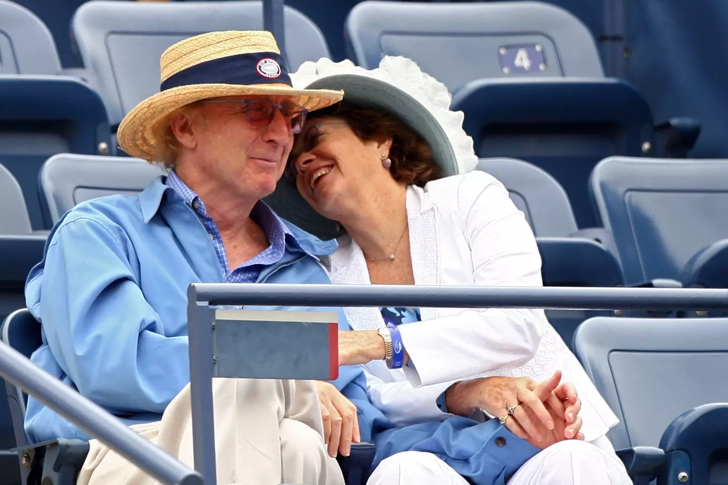 Gene Wilder pictured with his wife Karen Boyer in 2007.