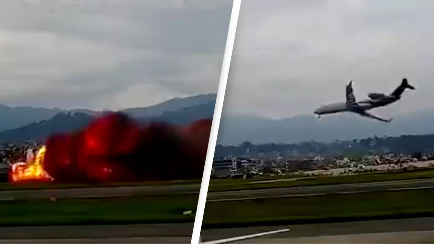 New footage of plane crash in Nepal that killed 18 shows devastating speed it exploded