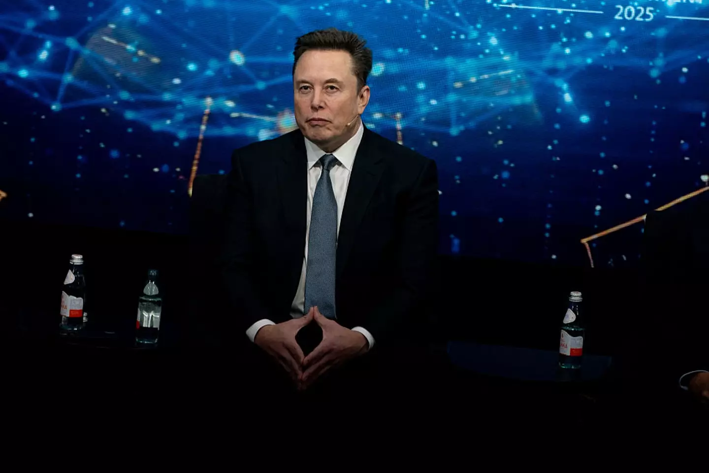 Elon Musk gave his two cents about Audrey Morris's situation (Stefani Reynolds/Bloomberg via Getty Images)