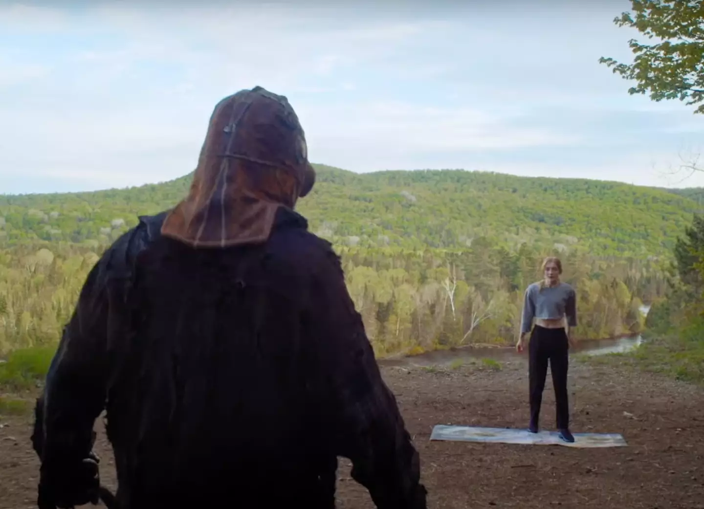 Much of the film is shot from over the killer's shoulder (IFC Films)