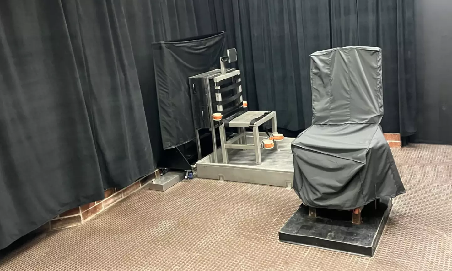 Sigmon was seated on the firing squad chair pictured at the back (South Carolina Department of Corrections)