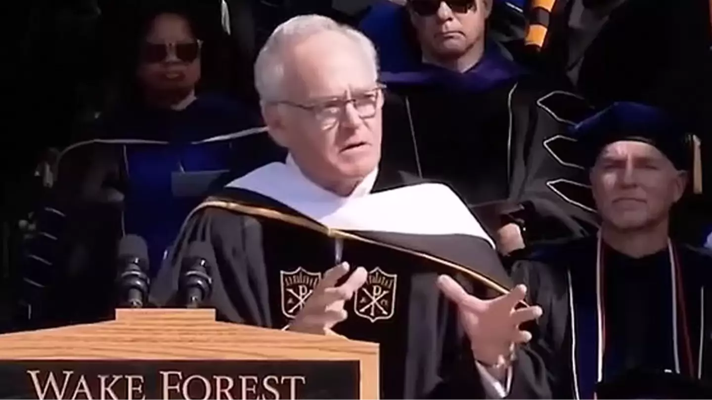 60 Minutes anchor slams Trump in scathing graduation speech as he issues bold warning to students