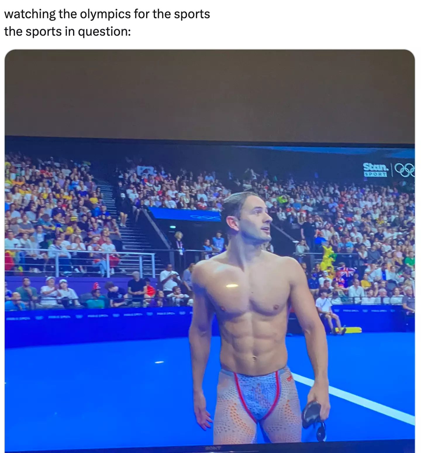 Kamminga caught viewers' attention at the event. (X)