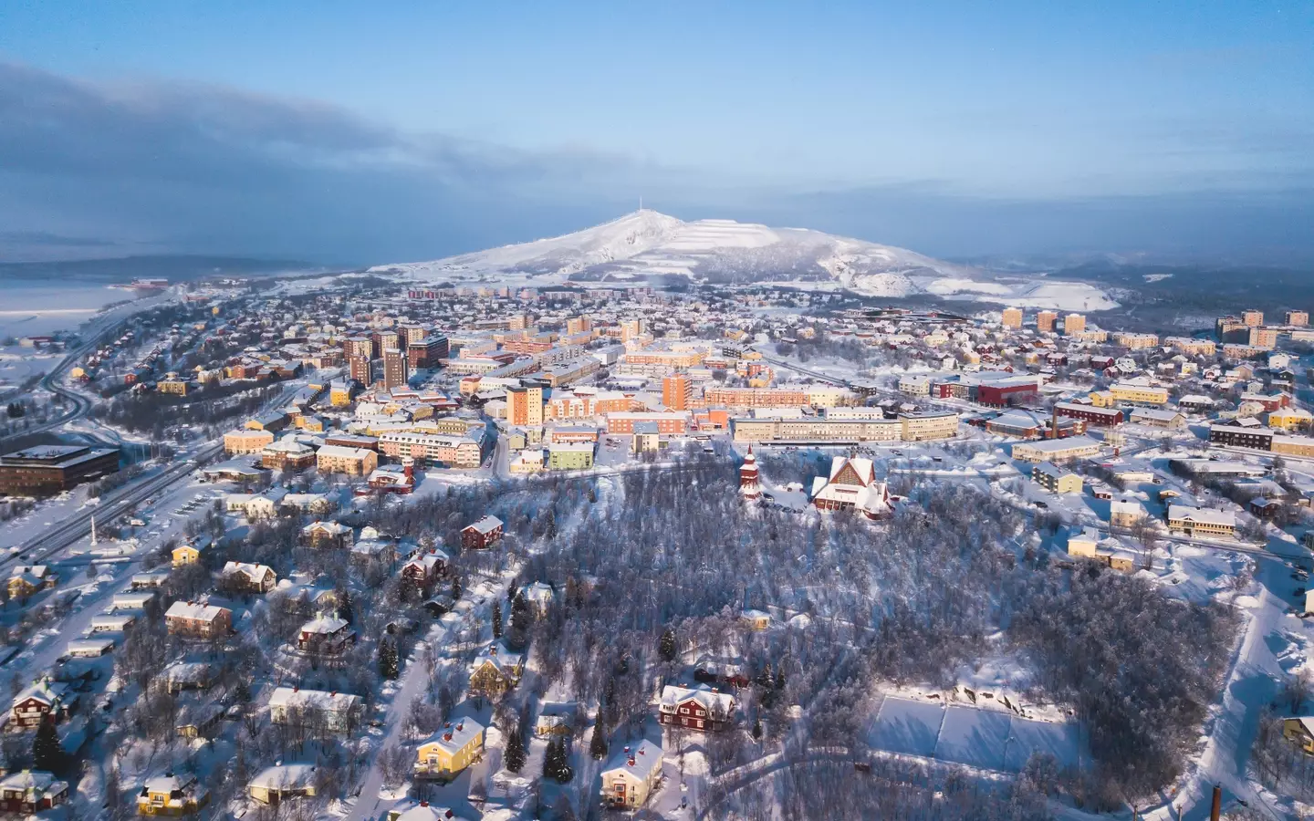 Kiruna is Sweden's most northern town.