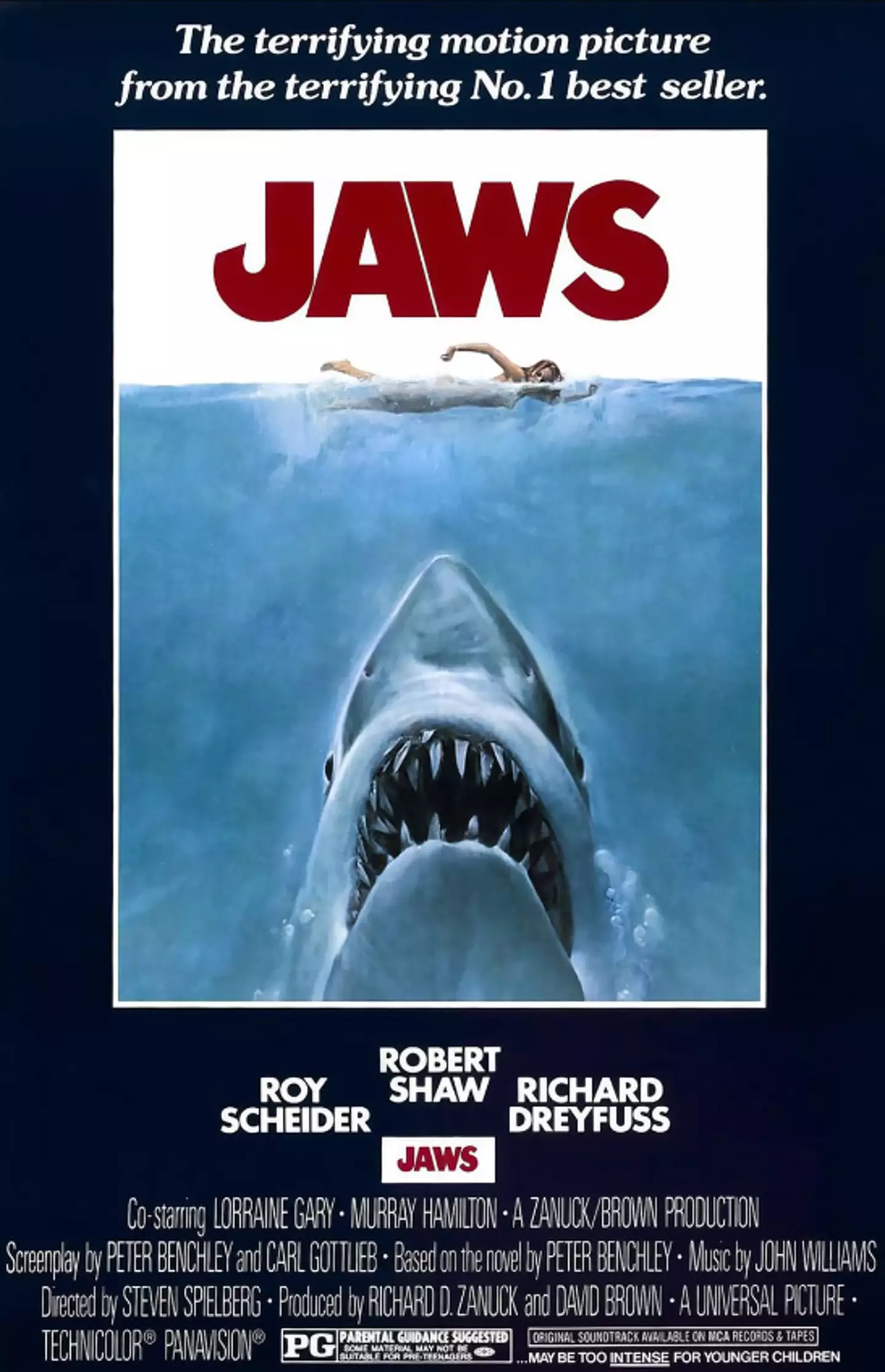 Jaws was Steven Spielberg's first masterpiece.