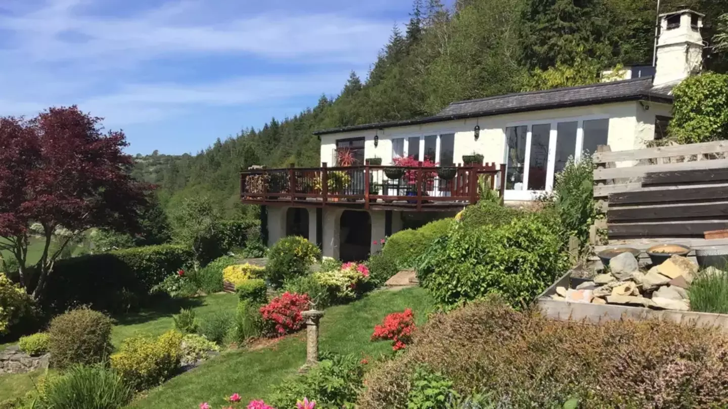 San Diego was 'holed up' in a beautiful villa in the Welsh countryside - which he purchased last year (Aled Evans)