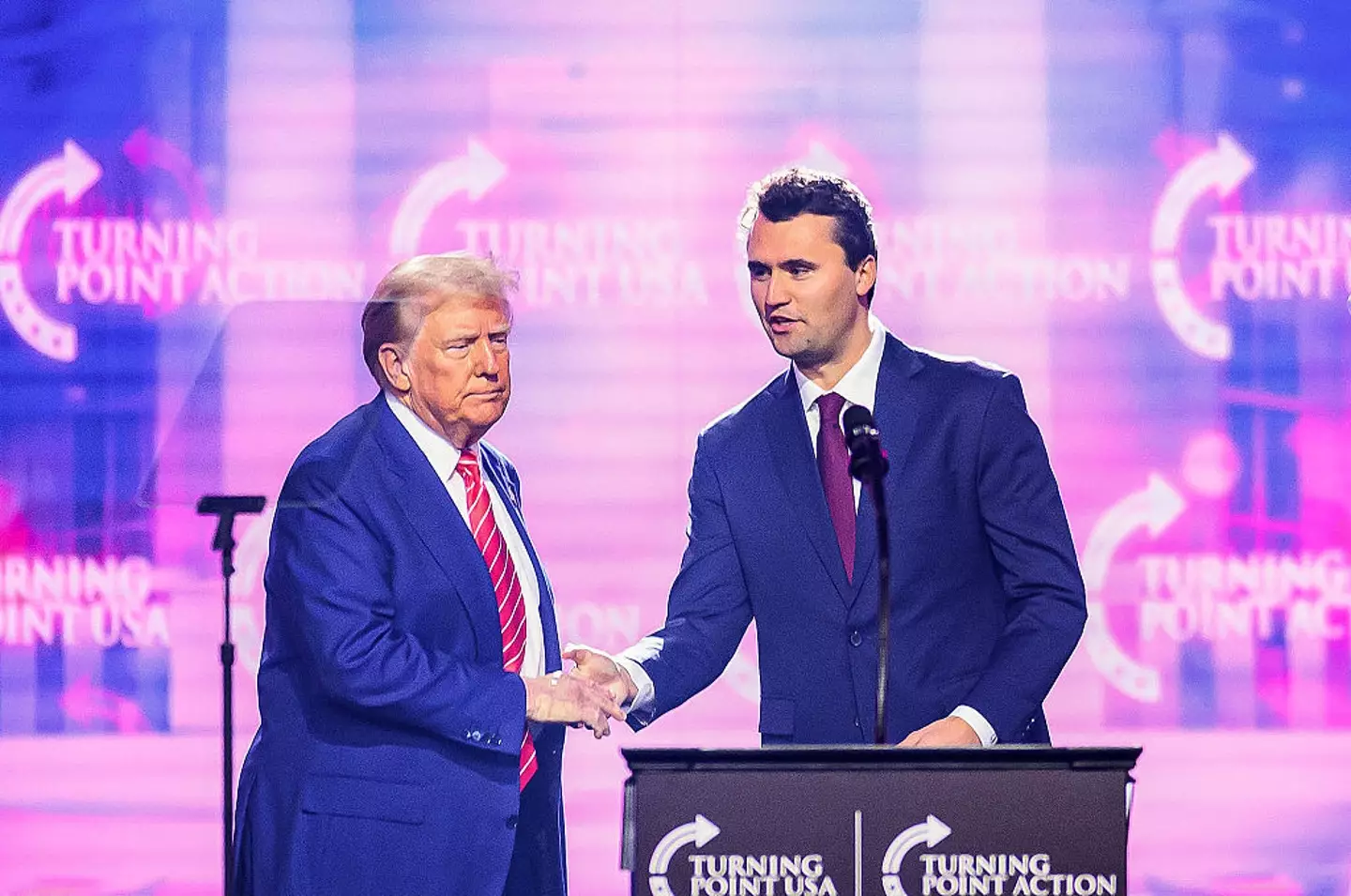 Donald Trump has issued a few tributes to Charlie Kirk following his death on Wednesday (JOSH EDELSON / Contributor / Getty)