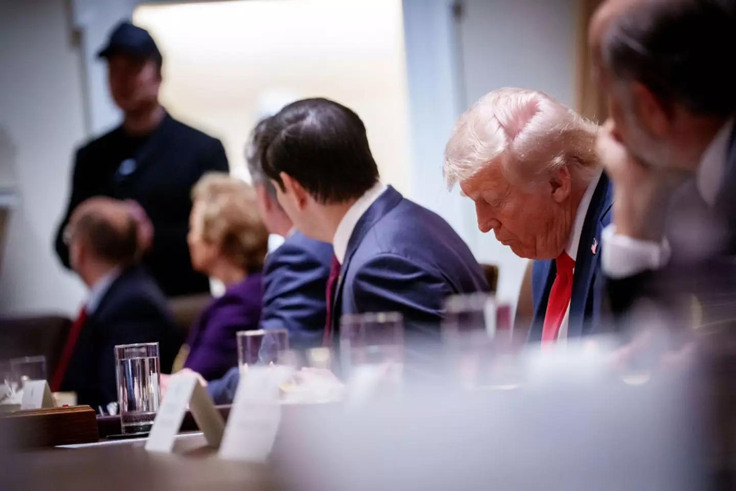 What do you think Trump's doing? (Andrew Harnik/Getty Images)