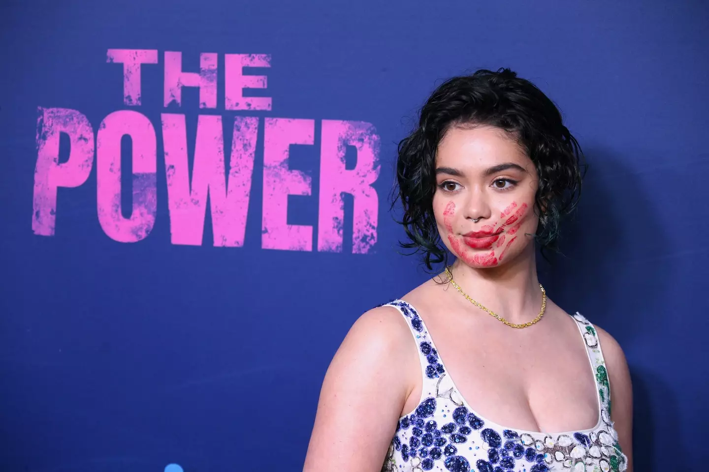 Auli'i Cravalho had an important reason for the bloody handprint.