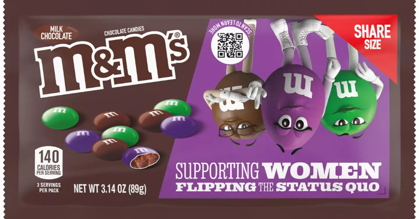 Does an all-female pack of M&M's sound appetising to you?