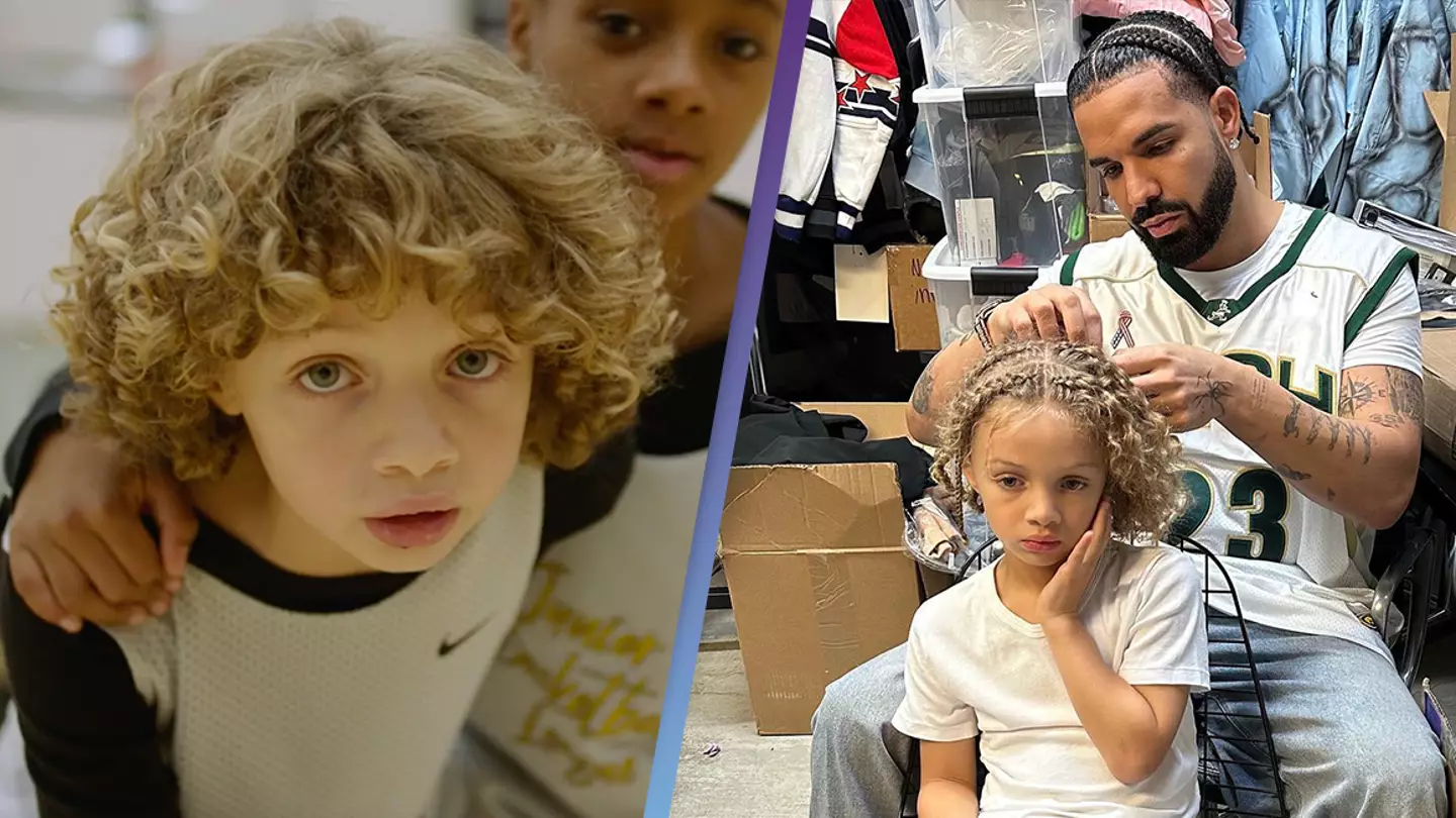 Drake's six-year-old son Adonis has dropped his first freestyle rap song