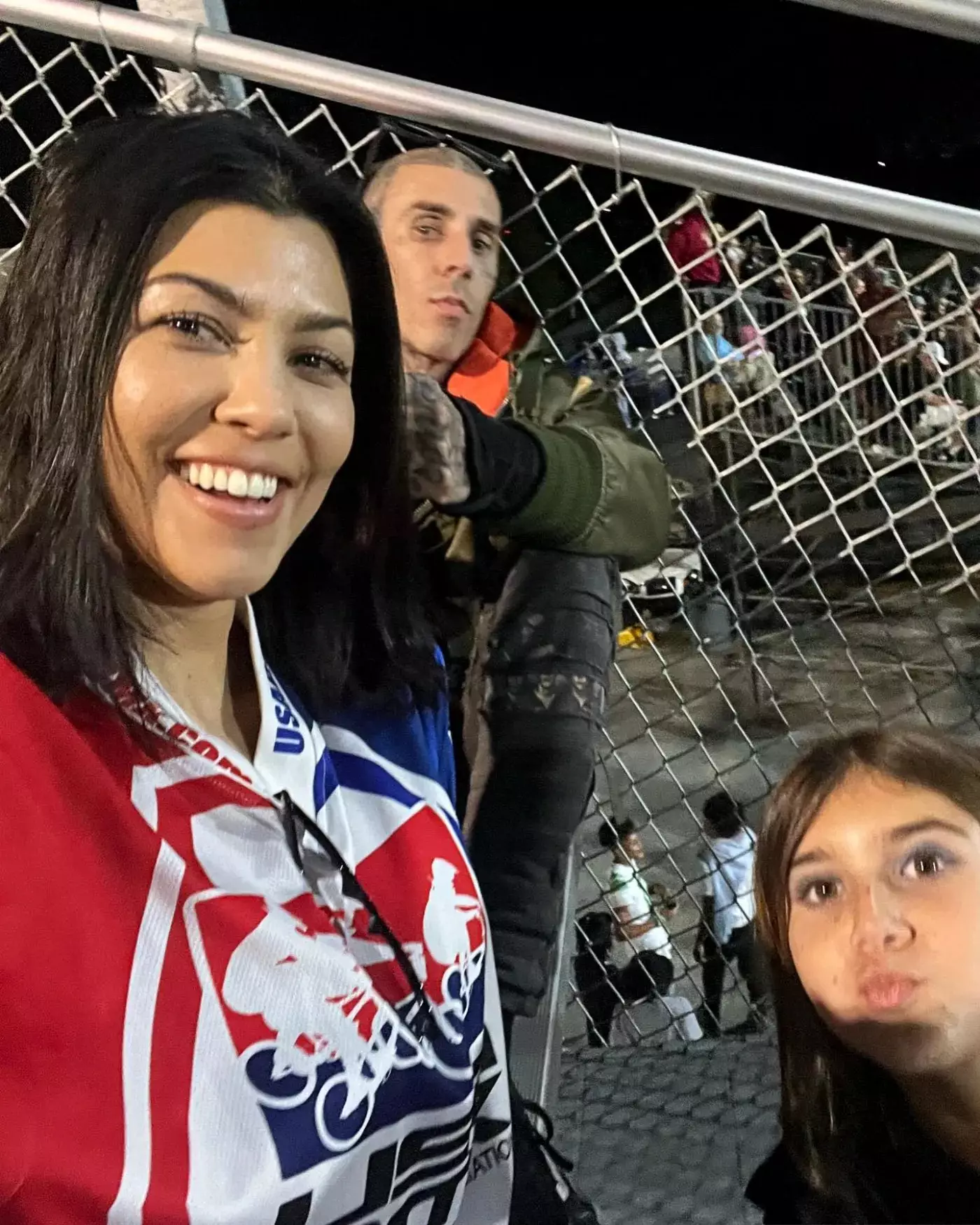 Eventually, Barker began dating younger sister Kourtney.