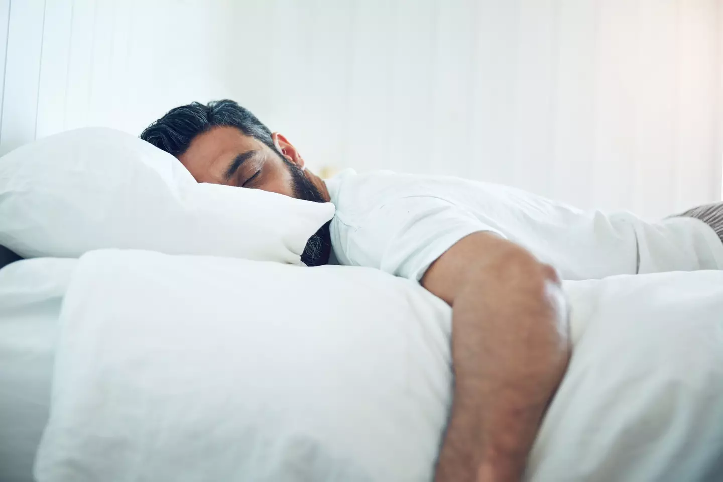 Snoring is more common in men than women (Getty Stock Photo)