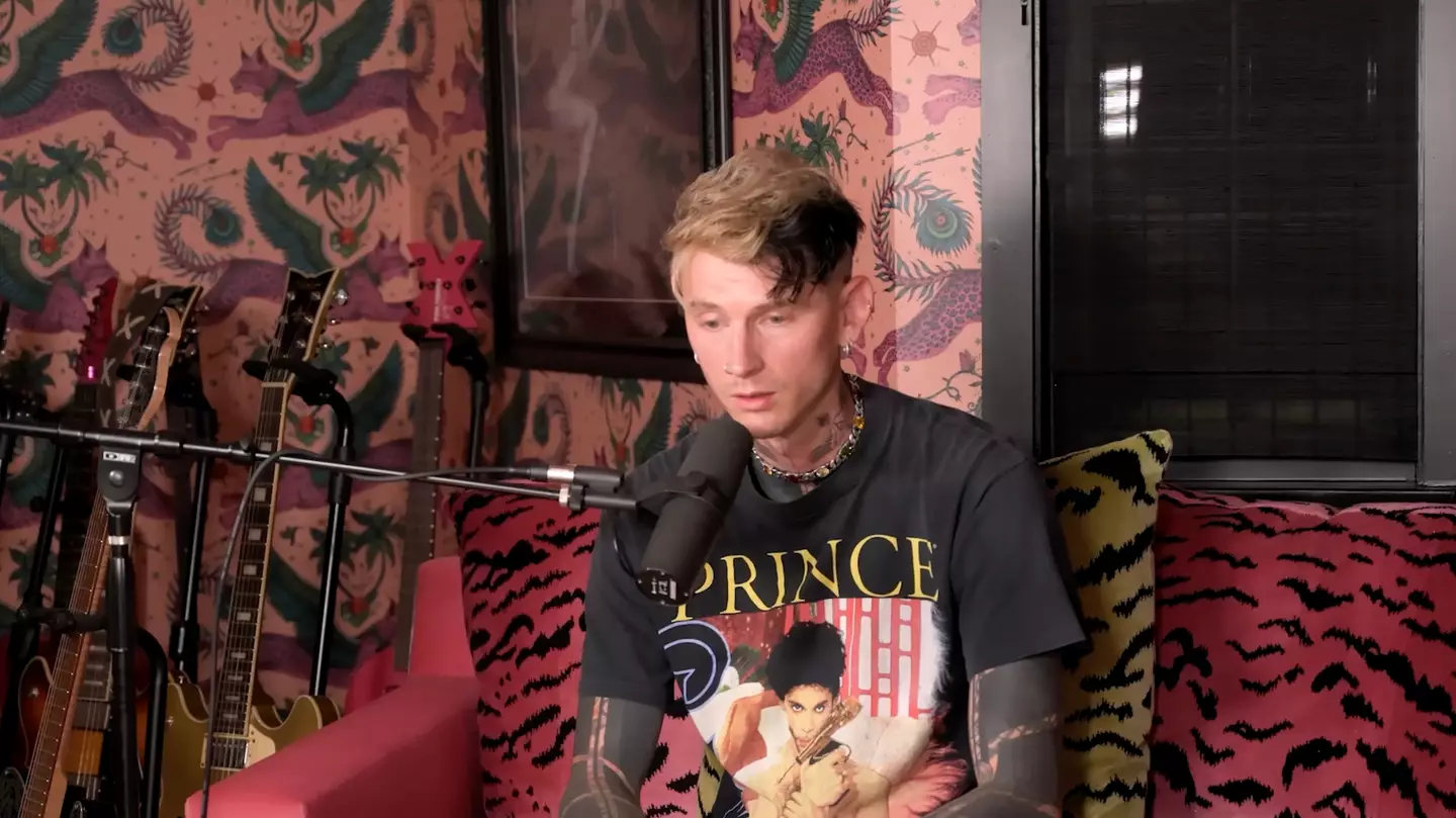 Machine Gun Kelly opened up about his roller coaster relationship with Megan Fox (YouTube/Dumb Blonde Podcast)