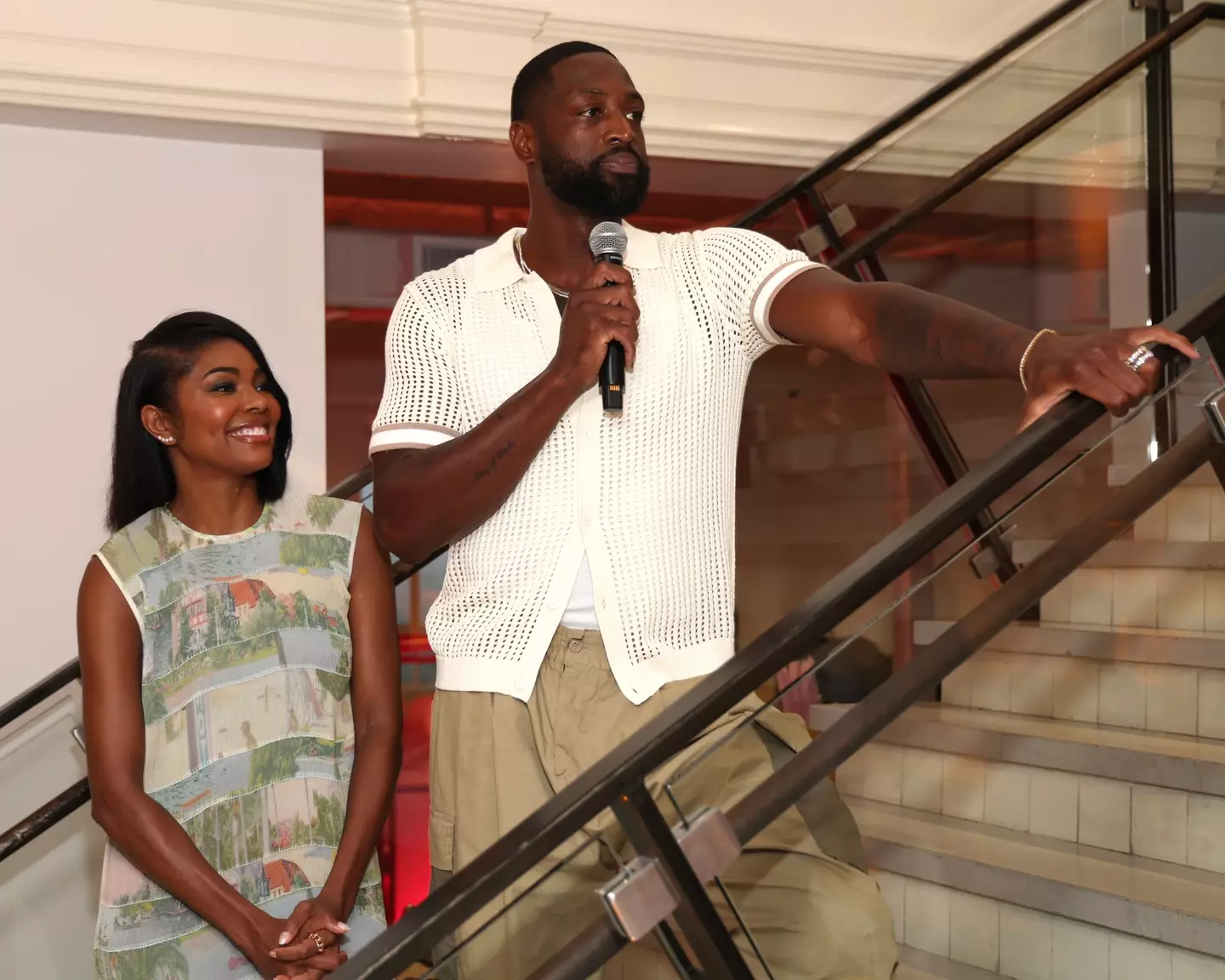 Dwayne Wade recalled the difficult conversation he had with his now-wife.