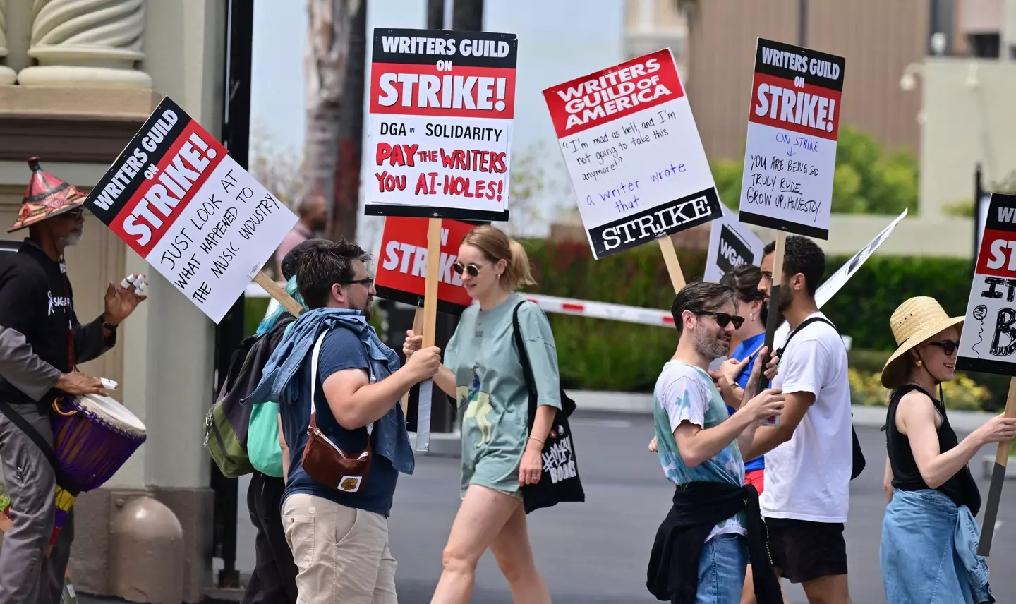 Writers have been striking for months over fair wages.