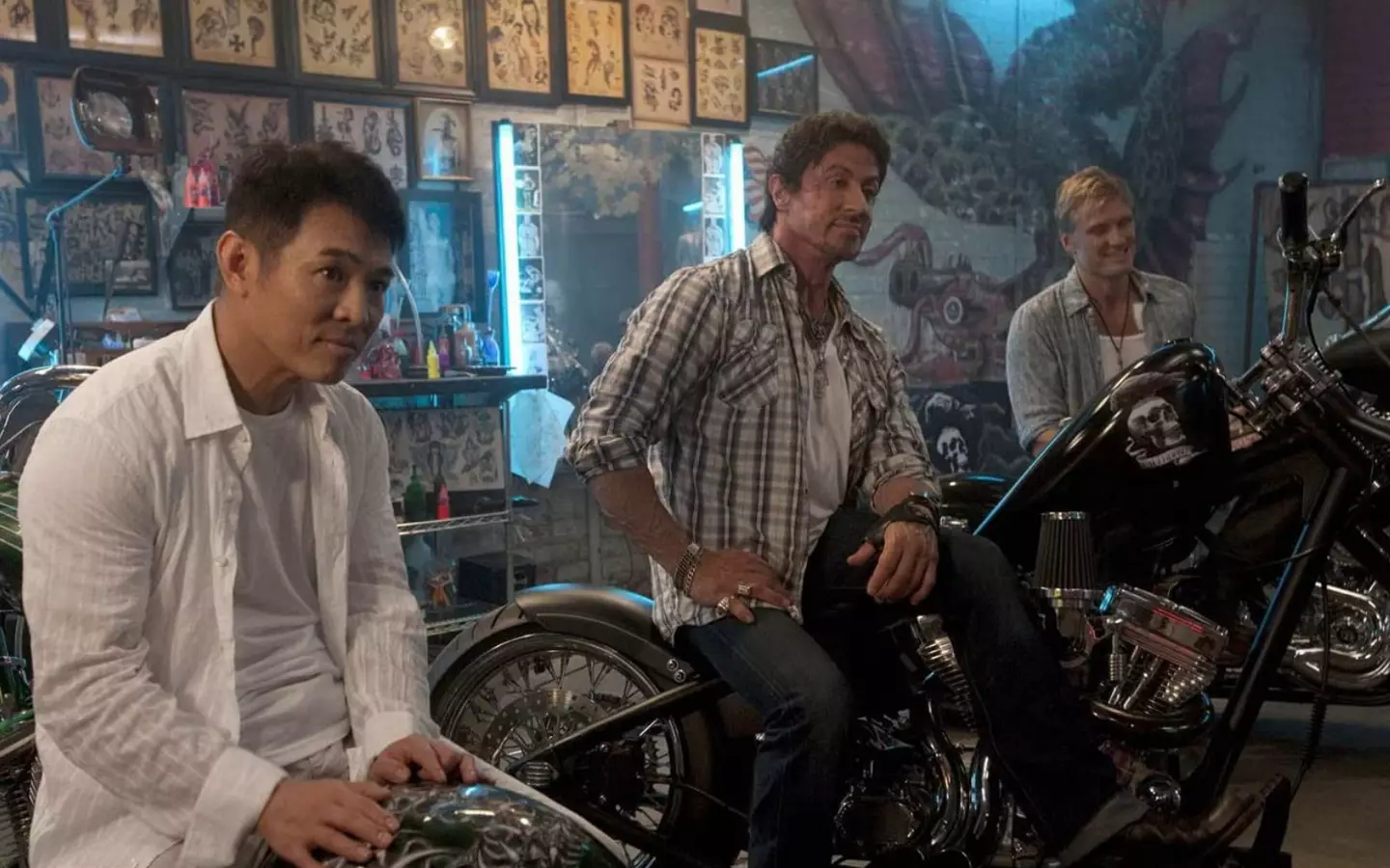 Lundgren has worked with Stallone on four Expendables films.