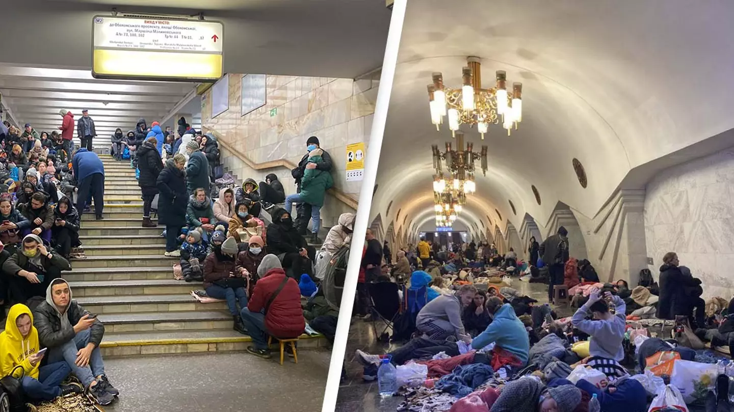 Ukraine: Subway Hideout Compared To WW2 London As Russian Invasion Continues