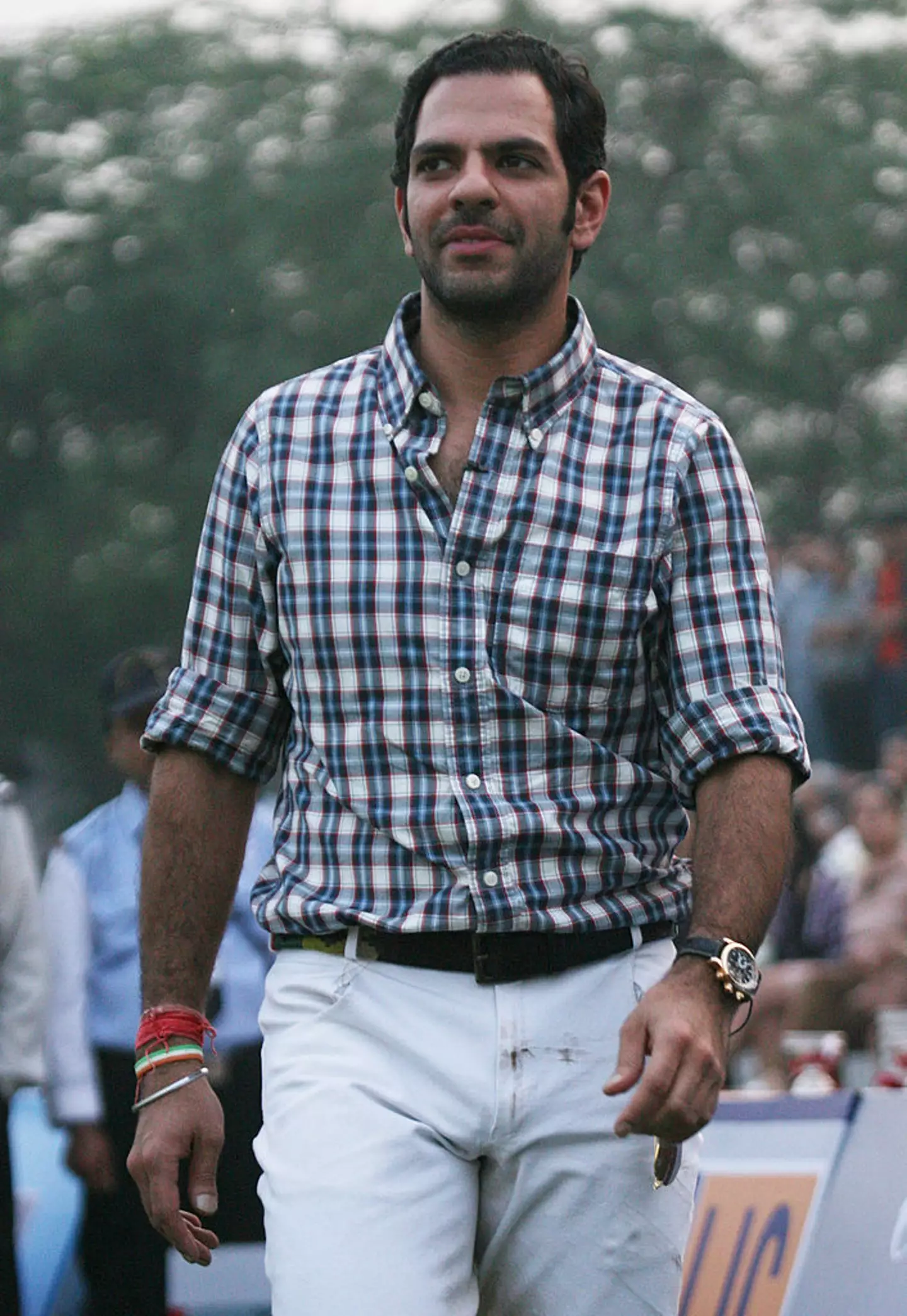 The late billionaire was a keen polo player (Qamar Sibtain/The India Today Group via Getty Images)