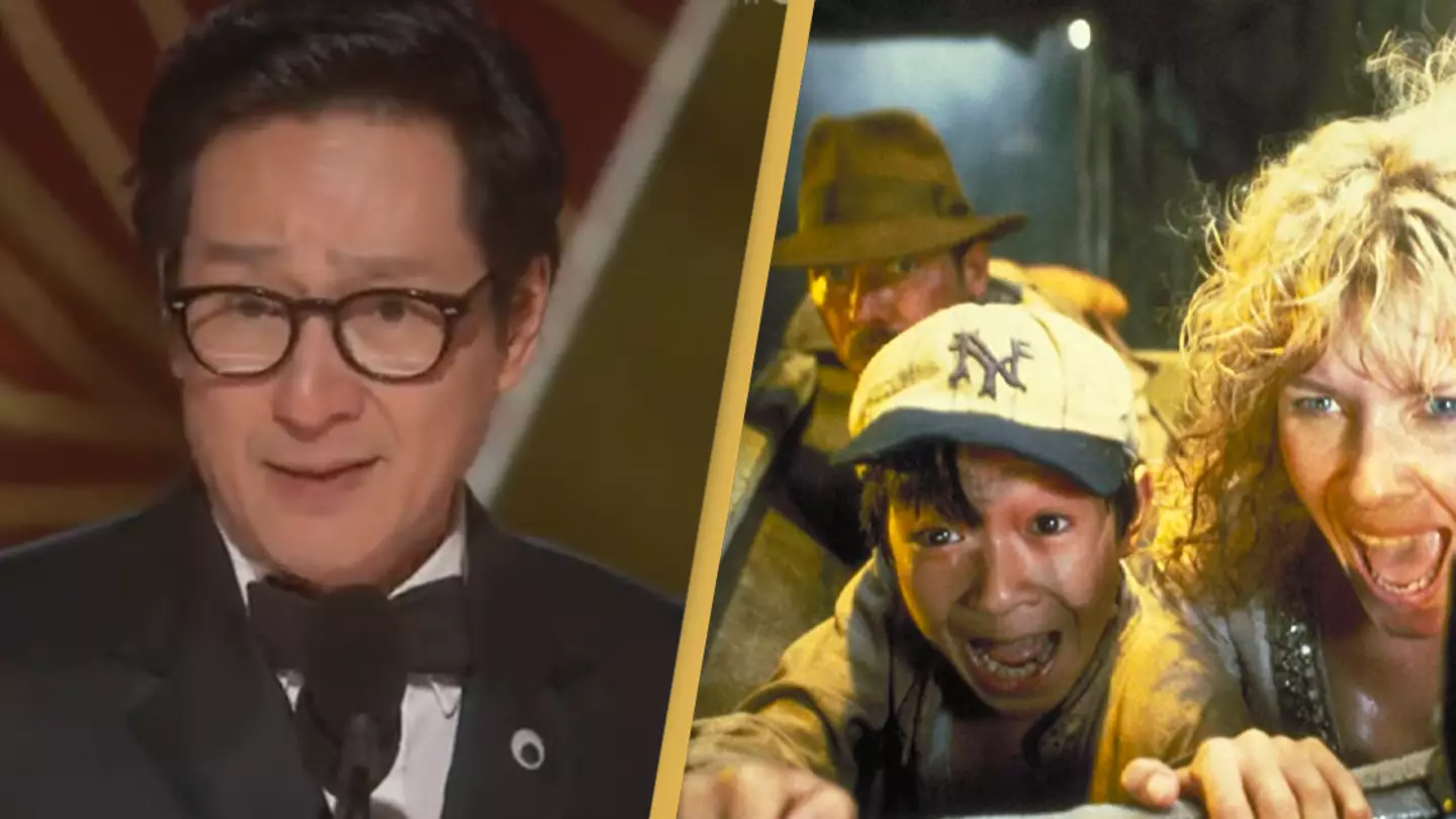 Ke Huy Quan thanks Steven Spielberg for giving him his start in Hollywood after winning Golden Globe