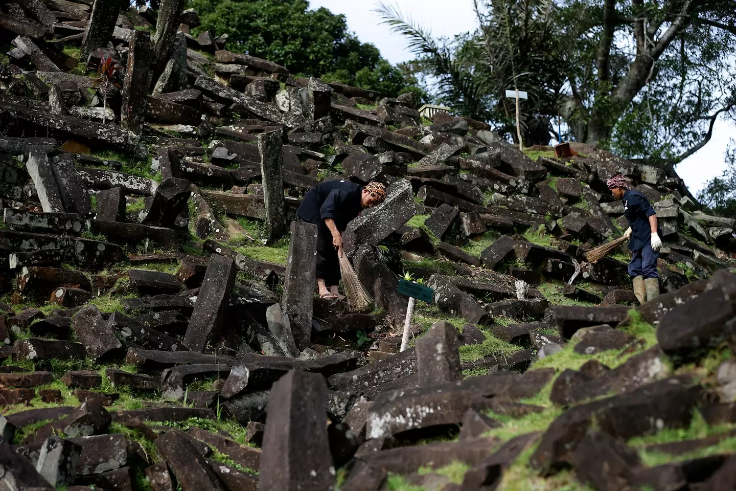 A study has found evidence that the site was built by humans.