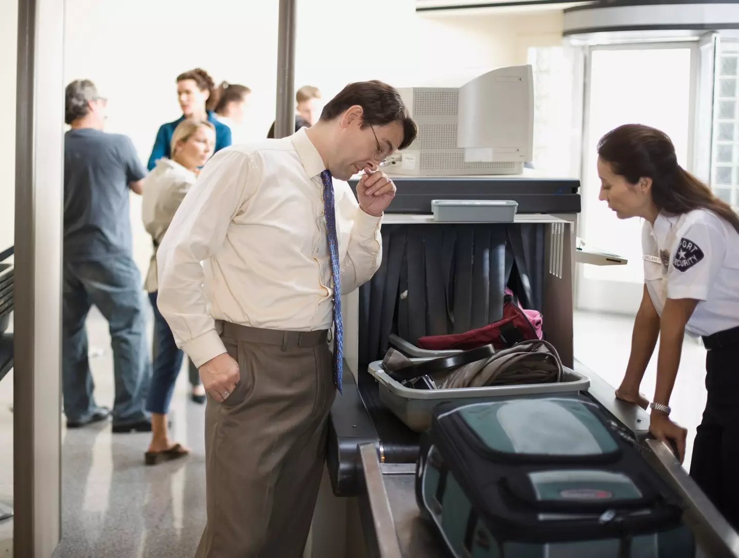 Probably the most long and stressful part of trying to catch a flight (Getty Stock Image)